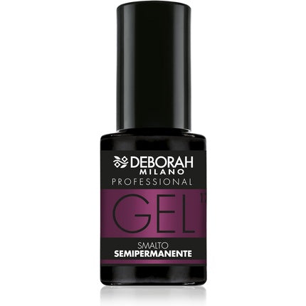 Deborah Milano Professional Semi-Permanent Nail Polish 17 Amarena Red Plumping Effect Long Lasting for Intense and Shiny Nails 4.5ml