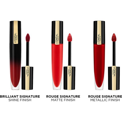 L'Oreal Paris Rouge Signature Metallic Liquid Lipstick 204 Voodoo 1 Count