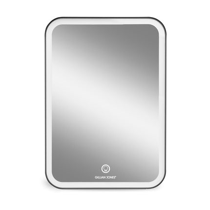 Gillian Jones Tablet Mirror With Led And Usb-C Charging - Black