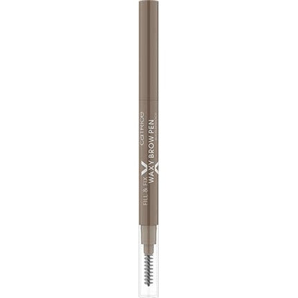 Catrice Fill & Fix Waterproof Waxy Brow Pen 020 Medium Brown Vegan and Microplastic Free 0.25g