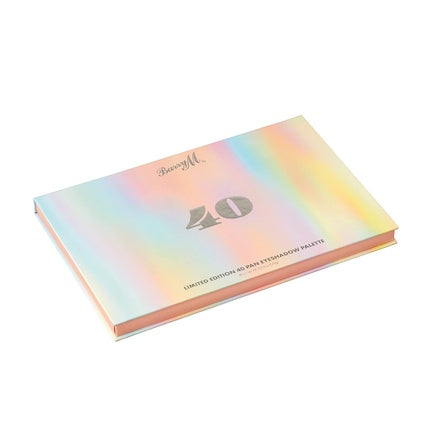 Barry M 40 Pan Eyeshadow Palette Matte and Shimmer High Pigment Multicolor