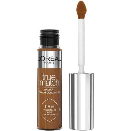 L'Oréal Paris Serum Concealer Medium Coverage Radiant Finish with 1.5% Hyaluronic Acid and Caffeine True Match 10ml 11N