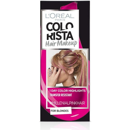 L'Oreal Colorista Hair Makeup Temporary Hair Color #MillennialPinkHair 30ml.