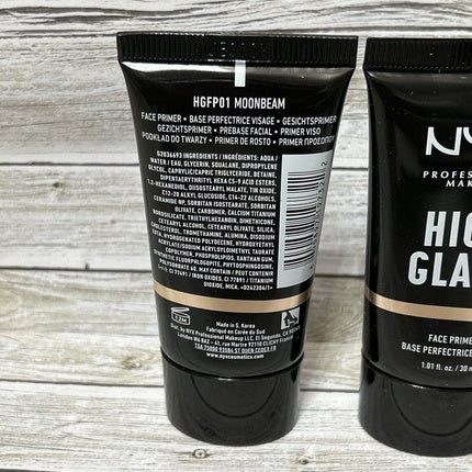 NYX High Glass Face Primer Moonbeam HGFP01 - New, Sealed