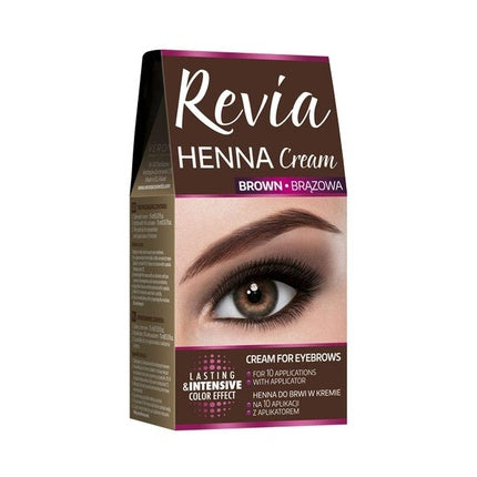 Revia Henna For Eyebrows Cream Brown