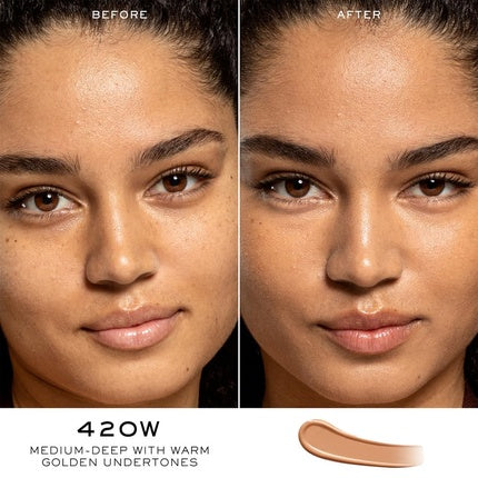 Lancôme Teint Idole Ultra Wear Care & Glow Serum Concealer Medium Buildable Coverage Natural Glow Finish 0.43 Fl Oz