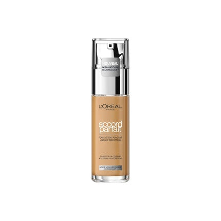 L'Oréal Paris Liquid Foundation Moisturizing 24 Hours Hyaluronic Acid Formula for All Skin Types Color: Porcelain 0.5N Perfect Fit 30ml 5.5R Sun Pink