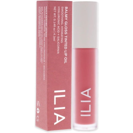 ILIA Beauty Balmy Gloss Tinted Lip Oil Petals 0.14oz Pink