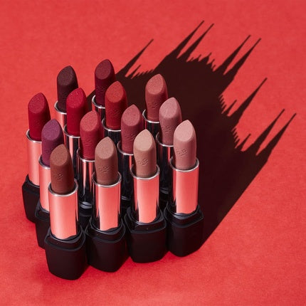 Deborah Milano Red Mat Matte Lipstick with Collagen and Hyaluronic Acid 35 Wine Nourishing and Softening Effect Intense and Long Lips 4.5g