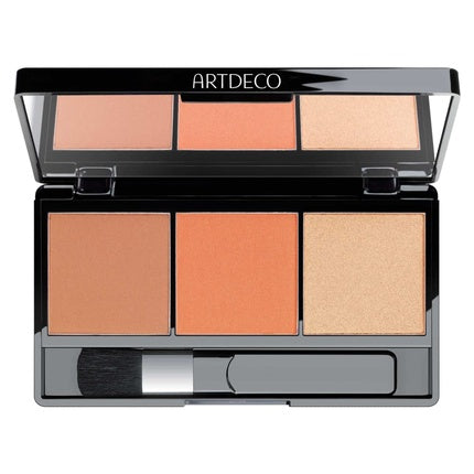 ARTDECO The Face Palette Bronzing Powder, Blush, and Highlighter