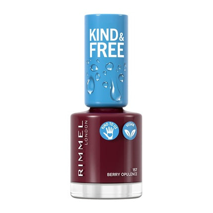 Kind & Free Vegan Nail Polish 157 Berry Opulence 8ml