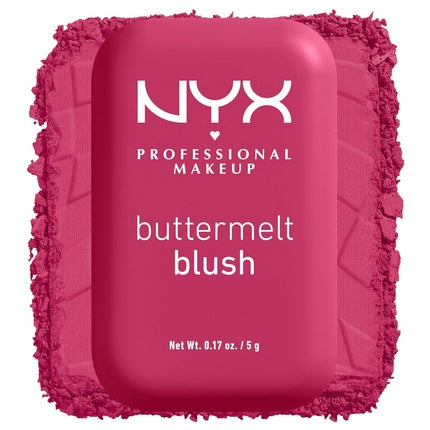 NYX PROFESSIONAL MAKEUP Buttermelt Powder Blush Fade and Transfer-Resistant Blush Vegan Formula Butta Than Before 11 0.17 Ounce