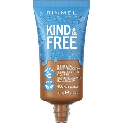Rimmel Kind + Free Moisturising Skin Tint Foundation Natural Beige 400