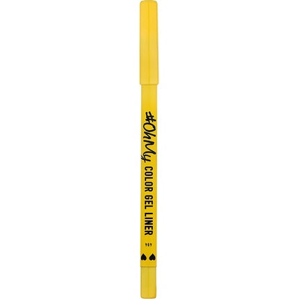 Lamel Oh My Color Gel Eye Liner Long-Lasting Formula Creates Regular Lines Professional Look Cruelty-Free Yellow N.404