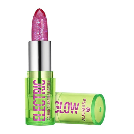 Essence Electric Glow Color Changing Lipstick pH Reactive Natural Pink Vegan 3.2g