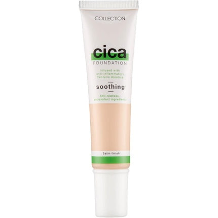 Collection Cosmetics Hydrating Medium Coverage Cica Foundation Infused with Anti-Redness 30ml Porcelain