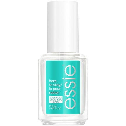 Essie Base Coat Here to Stay Nail Polish Color Fixation and Nail Protection from Discoloration 13.5ml