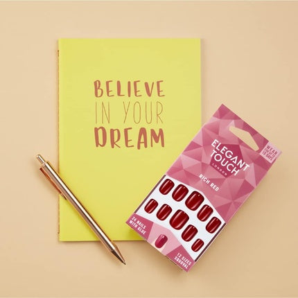 Elegant Touch Core Colour Nails Rich Red 1 count