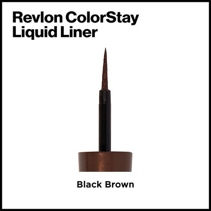Revlon Colorstay Liquid Liner Long-Lasting Liquid Eyeliner Brown 2.5ml