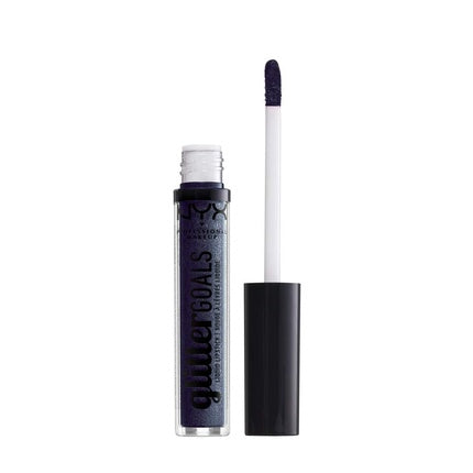 NYX PROFESSIONAL MAKEUP Glitter Goals Liquid Lipstick Oil Spill 0.10 Ounce