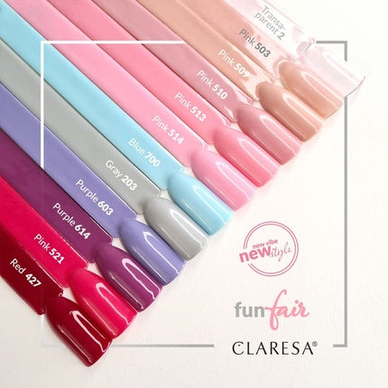 Claresa Soak Off Uv/Led Pink Hybrid Nail Polish 509 5g