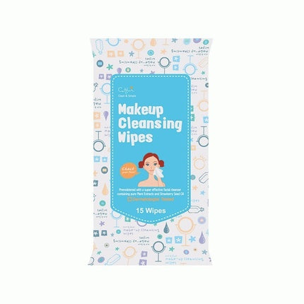 Cettua Makeup Cleansing Wipes - 15 Pieces