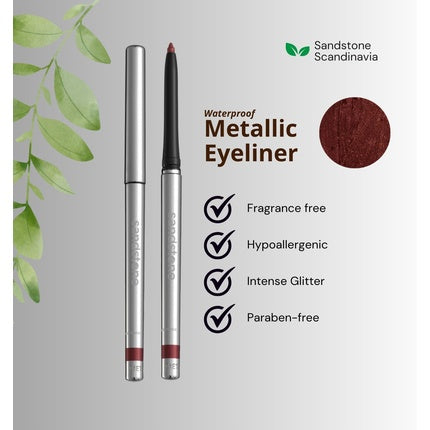 Sandstone Waterproof Metallic Eyeliner 82 Red Rebel