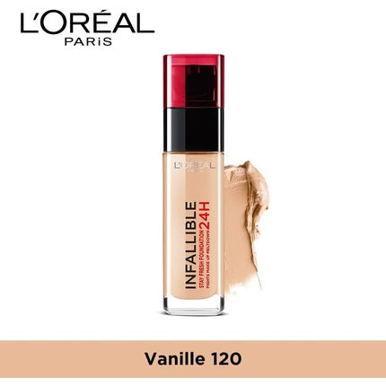 L'Oreal Paris Infallible 24h Foundation 120 Vanilla 30ml