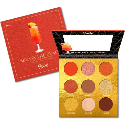 Rude Cocktail Party 9 Color Eyeshadow Palette - Sex on The Beach
