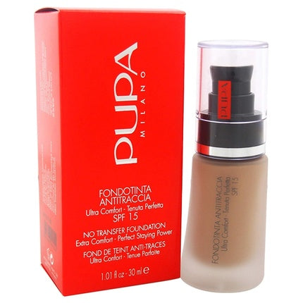Pupa No Transfer Foundation Ultra Comfort SPF15 03 Medium Beige 30ml