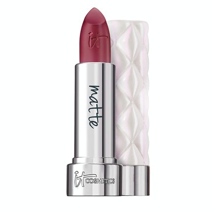 IT Cosmetics Pillow Lips Lipstick Like a Dream Red Plum Matte Finish with Collagen Beeswax and Shea Butter 0.13 oz
