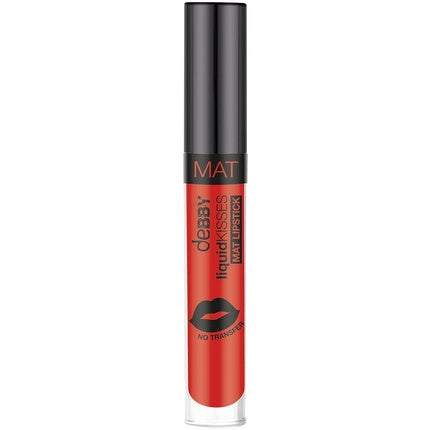 Debby Liquidkissed Matte Lipstick, 07, Fire Red