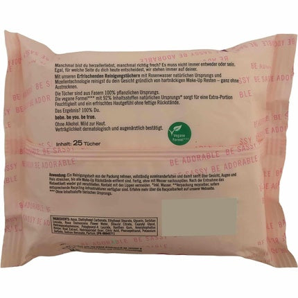 Bebe Refreshing Cleansing Wipes for Normal Skin 75 Wipes