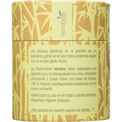 Von Cotton Bamboo Swabs 200 Units 100ml