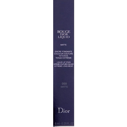 Red Dior Liquid 999 Matte
