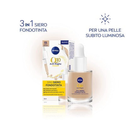 Q10 Anti-Wrinkle Power 3in1 Serum Foundation Light B Medium