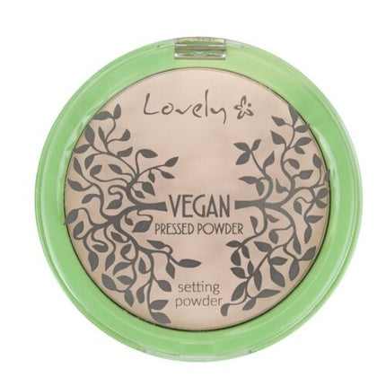 Lovely Vegan Pressed Powder - 10g Transparent Mattifying Face Powder