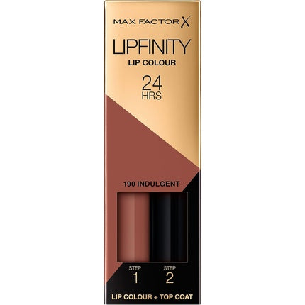 Max Factor Lipfinity Long-Lasting Two Step Lipstick 190 Indulgent 4.2g