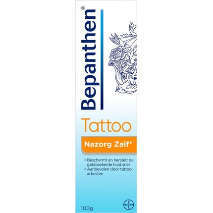 Bepanthen Tattoo Ointment - Responsible Care And Protects - Tattooed Skin - 100 Grams