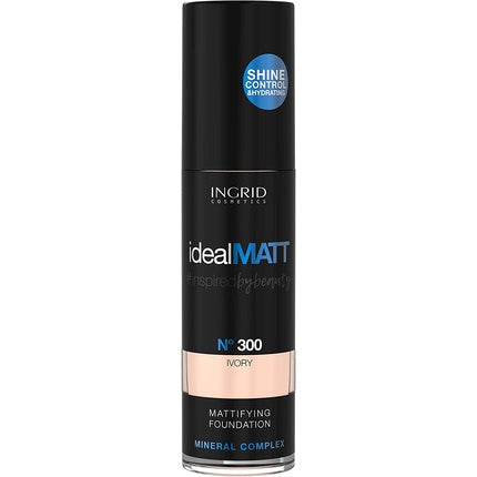 Ingrid Ideal Matt Mattifying Foundation Mineral Mattifying Foundation 300 Ivory 30ml