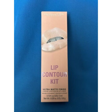 Revolution London Makeup Lip Contour Kit Ultra Matte Finish 0.10FL oz.