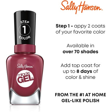 Sally Hansen Miracle Gel Nail Polish Regal Rose 0.50oz