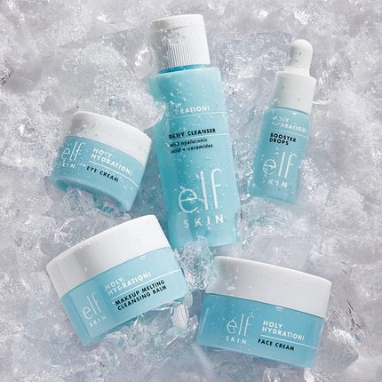 elf SKIN Hydrated Ever After Skincare Mini Kit Cleanser Makeup Remover Moisturizer & Eye Cream