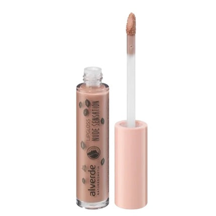 Alverde Nude Sensation Hydrating Lip Gloss - 5ml Natural Shine Enhancer