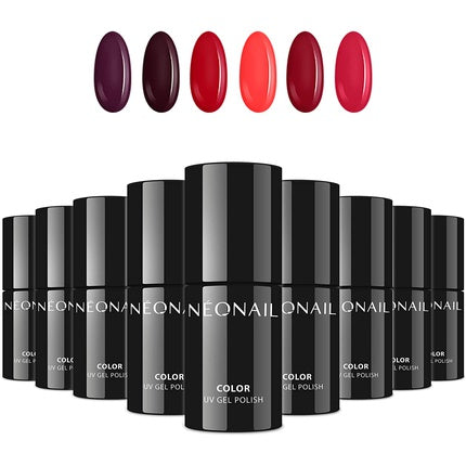 Neonail Lady In Red Collection Uv Hybrid Nail Polish Soak Off 7,2ml 3763 Fiery