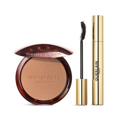 GUERLAIN Terracotta X Noir G Bronzer Kit n.03 Medium Golden + Black Mascara G N.01