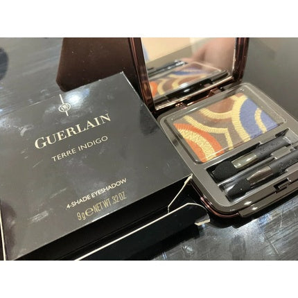 Guerlain Terre Indigo 4 Shade Eyeshadow Palette 9g Satin Shimmer