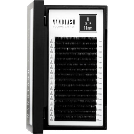 Nanolash Volume Lashes False Lashes for Professional Eyelash Extensions 11mm 0.07 D