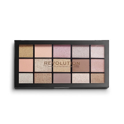 Makeup Revolution Reloaded Fundamental Eyeshadow Palette 15 Shades 16.5g