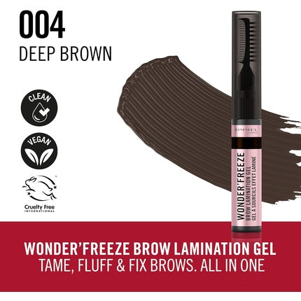 Rimmel Wonder'Freeze Brow Lamination Gel 6g Deep Brown